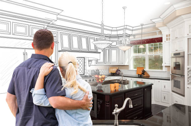 Professional Kitchen Island Installation technician working in Hopewell, NJ
